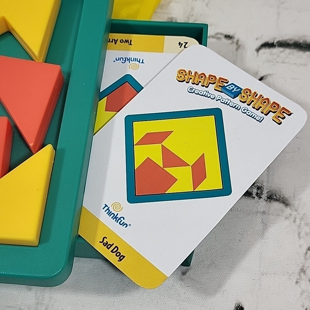 Shape By Shape Creative Pattern Tangram Puzzle Game ThinkFun 2008 - Picture 3 of 6